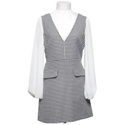 Klänning (Svart, Vit) från Miss Selfridge Polyester