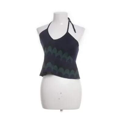Halter neck top (Green, Blue) from Nicoli Polyamide, Polyester, Viscose