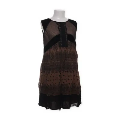 Kjole (Sort, Beige) fra Derhy Polyamid, Polyester, Viscose