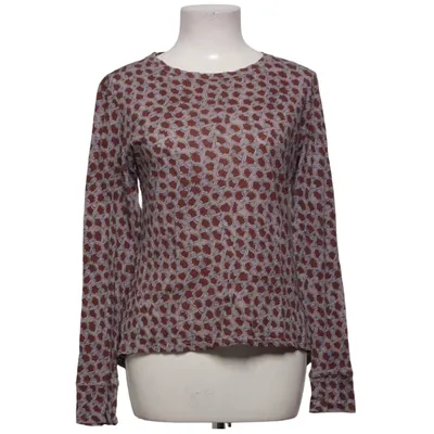 T-shirt à manches longues (Marron, Gris) de Consequent Coton biologique, Soie, Laine