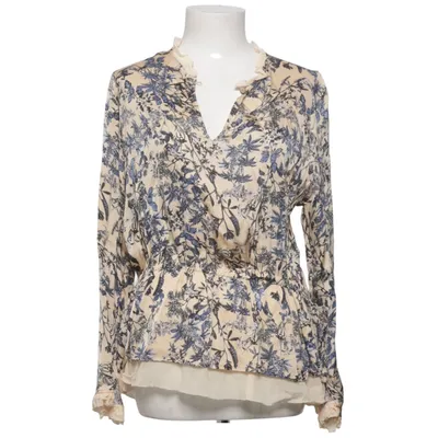 Blouse (Beige, Blue) from Munthe Viscose