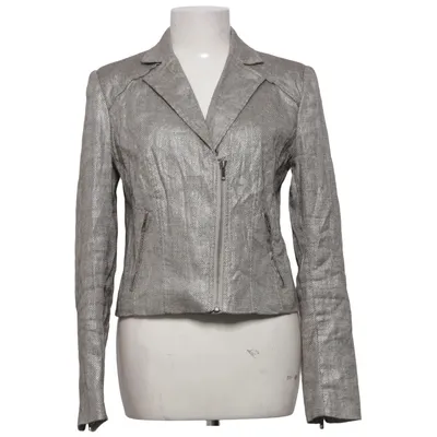 Blazer (Gris) de Yaya Coton, Élasthane, Lin, Polyester