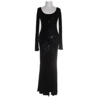 Maxikjole (Sort) fra Jenny Packham Viscose, Silke