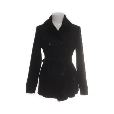 Shearling jacket (Black) from Usha Polyester, Acrylic