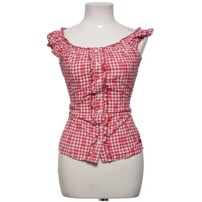 Dirndlbluse (Rød, Hvid) fra Wiesnkönig Bomuld, Polyester