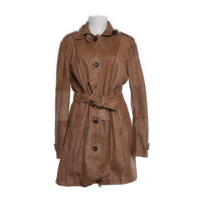 Leather coat (Red) from ESPRIT Cotton, Polyester, Leather