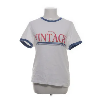 T-shirt (Vit, Blå, Röd) från Reclaimed Vintage Bomull, Elastan