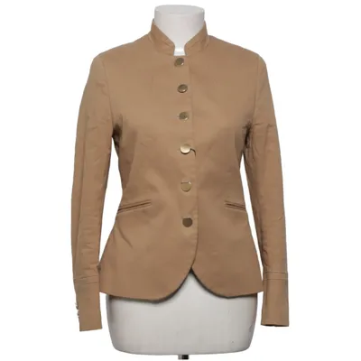 Blazer (Brown) from TESSUTI DI SONDRIO Cotton, Elastane