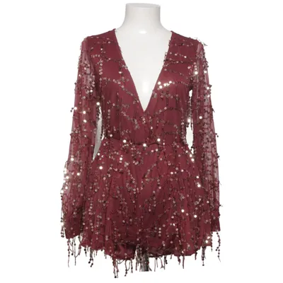 Jumpsuit (Rot, Gold) von Loulak Baumwolle, Polyester