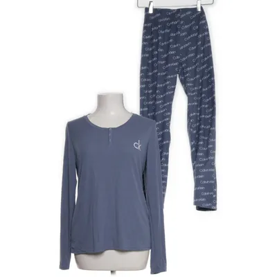 Pyjamasz (Blå, Hvid) fra Calvin Klein Sleepwear Polyester