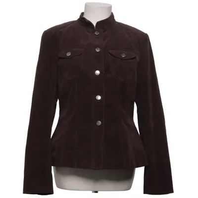 Jacket (Brown) from Joy Cotton, Elastane, Polyester