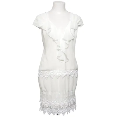 Robe de cocktail (Blanc) de Laurie & Joe Polyester, Soie