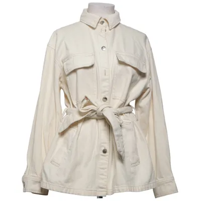Veste en jean (Blanc) de H&M Trend Coton