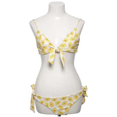 Bikini (Geel, Wit, Meerkleurig) van Faithfull the Brand Elastaan, Polyamide
