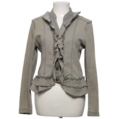 Denim jacket (Gray) from Flash Jeans Cotton, Elastane, Polyester