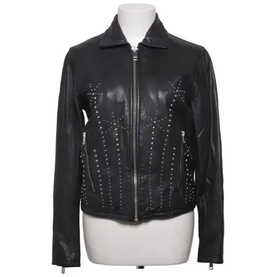 Leren jack (Zwart) van Diesel Leer