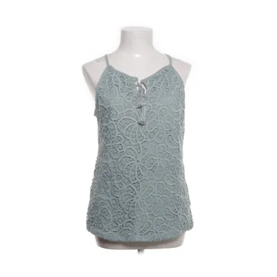 Tank Top (Green) from Laura Torelli Collection Polyester, Viscose