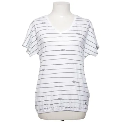 T-shirt (Wit, Blauw) van Women Essentials by Tchibo Modal, Organisch katoen