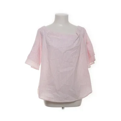 Top (Pink, White) from Oasis Cotton, Elastane