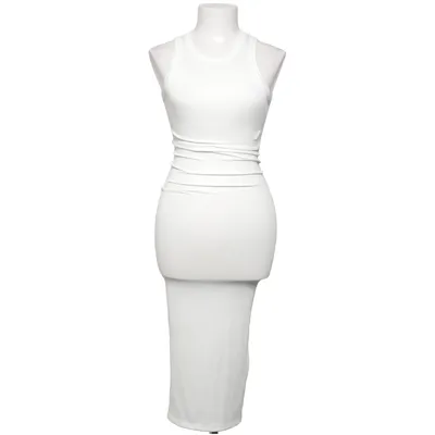 Maxi jurk (Wit) van Stradivarius Elastaan, Polyester