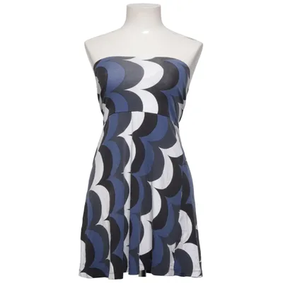 Dress (Black, Blue, White) from Me&i Cotton, Elastane, Viscose
