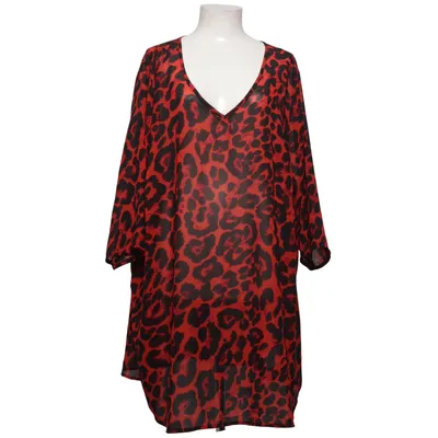 Blouse (Red, Black) from Zizzi Polyester