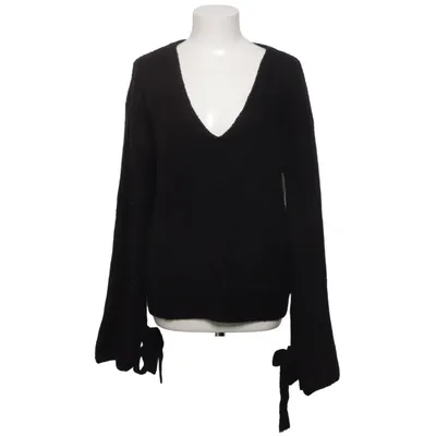 Sweater (V-Neck Tie Sleeve Sweater) from Linn Ahlborg x NA-KD Acrylic, Elastane, Polyamide