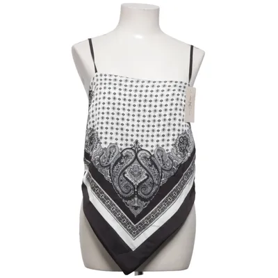 Crop top (Black, White) from Sette Sette Polyester