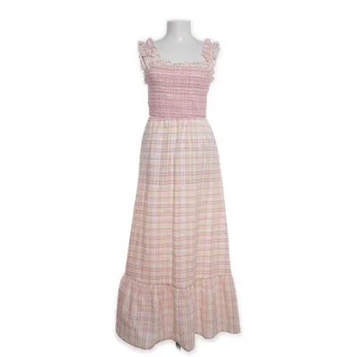 Långklänning (Rosa, Flerfärgad) från VILA Bomull, Polyester