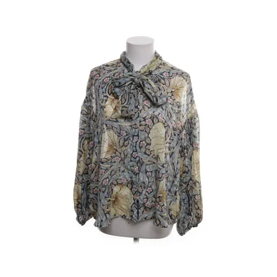 Knytblus (Blå, Flerfärgad) från William Morris & Co. x H&M Polyester