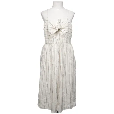 Klänning (Beige, Svart) från Zara Basic Polyester