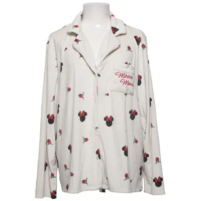 Pyjamasskjorta (Vit, Flerfärgad) från Disney by Primark Elastan, Polyester