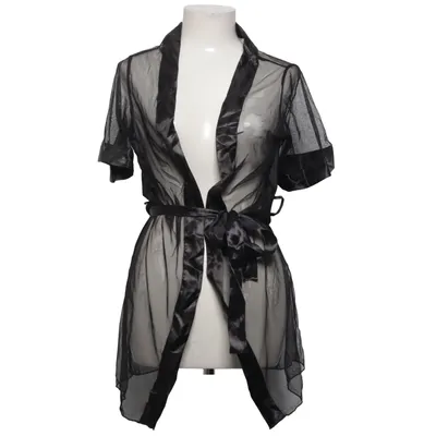 Dressing gown (Midnight Mirage Mesh Kimono With Satin Details) from Penthouse Elastane, Polyester