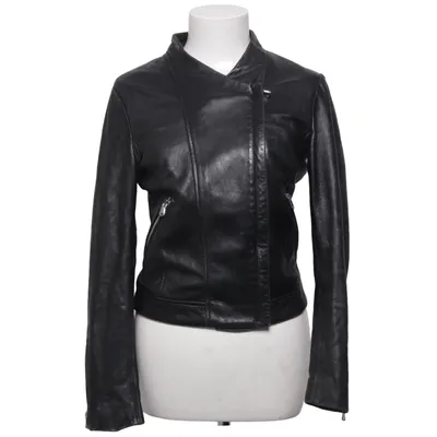 Läderjacka (Svart) från Mango Skinn, Polyester