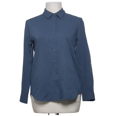 Shirt (Blue) from Uniqlo Polyester, Viscose