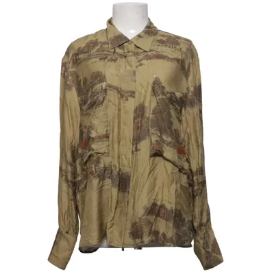 Skjorte (Beige, Brun) fra Yaya Women Silke, Viscose