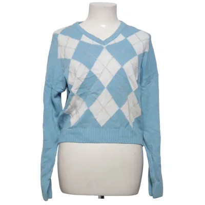 Pull-over (Bleu, Blanc) de Subdued Laine, Polyester, Viscose