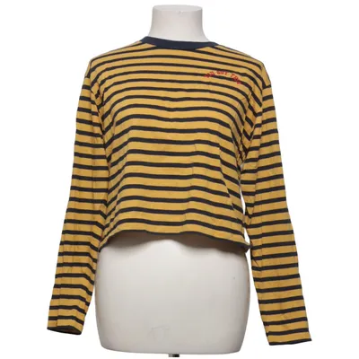 Langærmet t-shirt (Gul, Blå) fra Cooperative Bomuld