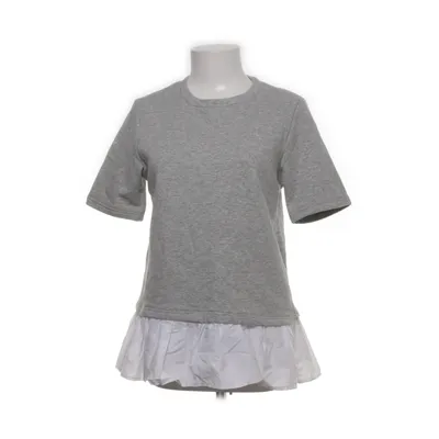 Klänning (Grå, Vit) från Saks Fifth Avenue Bomull, Polyester