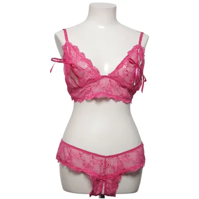 Underwear set (Pink) from Lafinesse Elastane, Polyamide