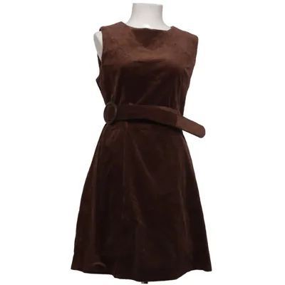 Robe (Marron) de Voodoo Vixen Coton, Élasthane