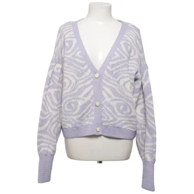 Kofta (Lila, Vit) från Promod Polyester, Återvunnen bomull