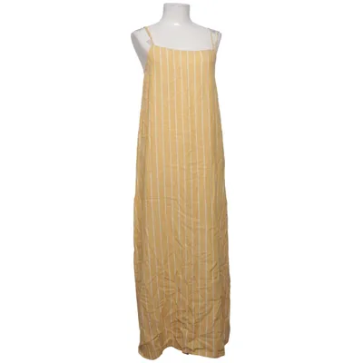 Dress (Yellow, White) from Lindex Linen, Viscose
