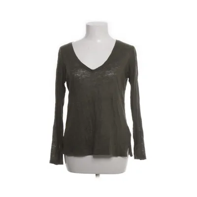 Langærmet t-shirt (Grøn) fra H&M Basic Linned