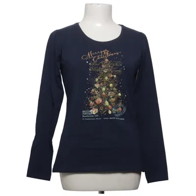 Långärmad t-shirt (Blå, Flerfärgad) från Mayfair Bomull, Elastan