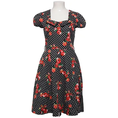 Jurk (Zwart, Rood, Meerkleurig) van Voodoo Vixen Katoen, Elastaan