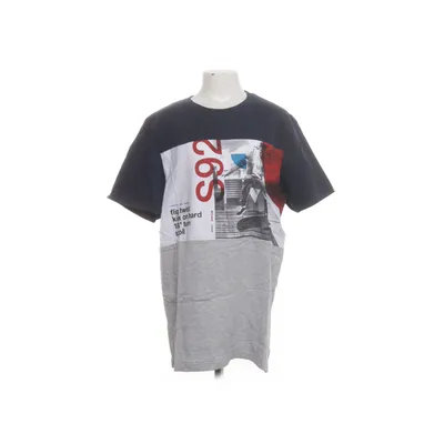 T-shirt (Blue, White, Multicolored) from Skate Nation Cotton, Viscose