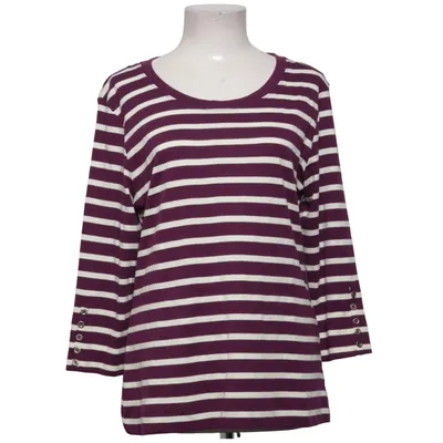 Long sleeve T-shirt (Purple, White) from Basic U Cotton