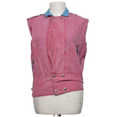 Denim vest (Blue, Pink)