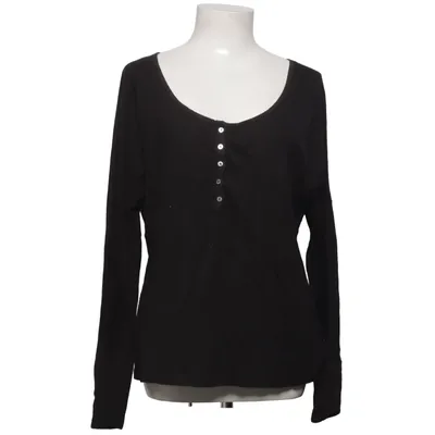 Henley T-shirt (Sort) fra Maison Scotch Bomuld, Modal